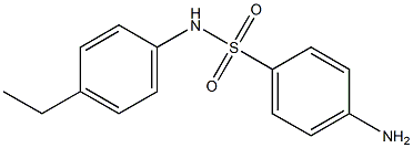 4-amino-N-(4-ethylphenyl)benzenesulfonamide Structure