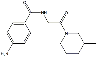 4-amino-N-[2-(3-methylpiperidin-1-yl)-2-oxoethyl]benzamide