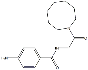 4-amino-N-[2-(azocan-1-yl)-2-oxoethyl]benzamide
