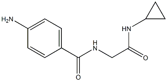 4-amino-N-[2-(cyclopropylamino)-2-oxoethyl]benzamide 结构式