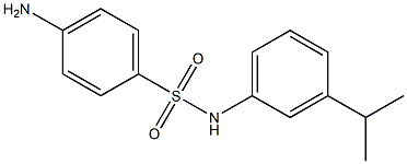 4-amino-N-[3-(propan-2-yl)phenyl]benzene-1-sulfonamide Structure