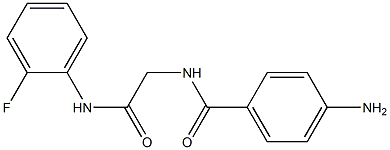 4-amino-N-{2-[(2-fluorophenyl)amino]-2-oxoethyl}benzamide