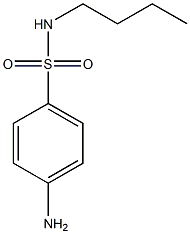4-amino-N-butylbenzene-1-sulfonamide 结构式
