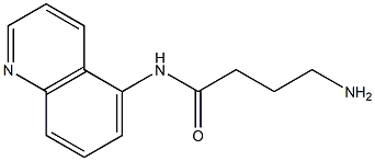 4-amino-N-quinolin-5-ylbutanamide,,结构式