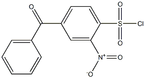 4-benzoyl-2-nitrobenzenesulfonyl chloride Structure
