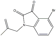  4-bromo-1-(2-methylprop-2-en-1-yl)-2,3-dihydro-1H-indole-2,3-dione