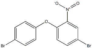 4-bromo-1-(4-bromophenoxy)-2-nitrobenzene 结构式