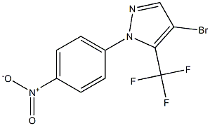  4-bromo-1-(4-nitrophenyl)-5-(trifluoromethyl)-1H-pyrazole