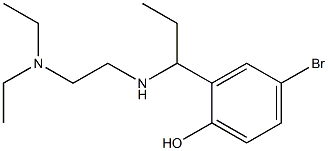 4-bromo-2-(1-{[2-(diethylamino)ethyl]amino}propyl)phenol