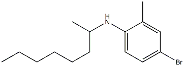 4-bromo-2-methyl-N-(octan-2-yl)aniline Structure