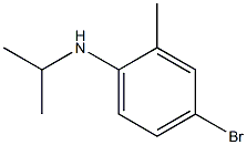 4-bromo-2-methyl-N-(propan-2-yl)aniline Structure