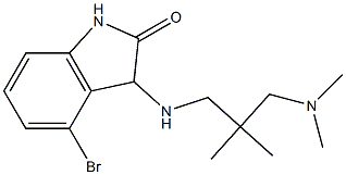 4-bromo-3-({2-[(dimethylamino)methyl]-2-methylpropyl}amino)-2,3-dihydro-1H-indol-2-one