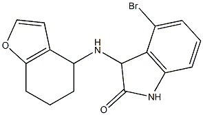 4-bromo-3-(4,5,6,7-tetrahydro-1-benzofuran-4-ylamino)-2,3-dihydro-1H-indol-2-one