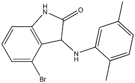 4-bromo-3-[(2,5-dimethylphenyl)amino]-2,3-dihydro-1H-indol-2-one