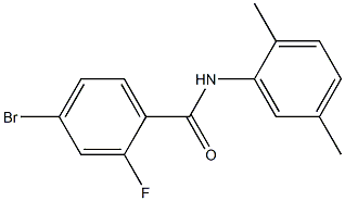  4-bromo-N-(2,5-dimethylphenyl)-2-fluorobenzamide