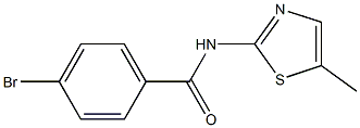 4-bromo-N-(5-methyl-1,3-thiazol-2-yl)benzamide