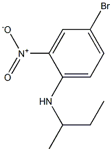 4-bromo-N-(butan-2-yl)-2-nitroaniline Structure