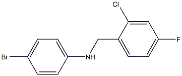 4-bromo-N-[(2-chloro-4-fluorophenyl)methyl]aniline