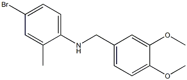  4-bromo-N-[(3,4-dimethoxyphenyl)methyl]-2-methylaniline