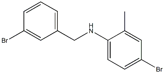 4-bromo-N-[(3-bromophenyl)methyl]-2-methylaniline