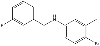  4-bromo-N-[(3-fluorophenyl)methyl]-3-methylaniline