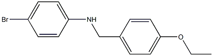 4-bromo-N-[(4-ethoxyphenyl)methyl]aniline Structure