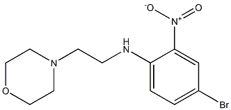 4-bromo-N-[2-(morpholin-4-yl)ethyl]-2-nitroaniline Structure