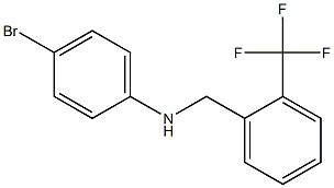  4-bromo-N-{[2-(trifluoromethyl)phenyl]methyl}aniline