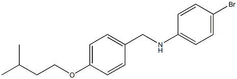 4-bromo-N-{[4-(3-methylbutoxy)phenyl]methyl}aniline