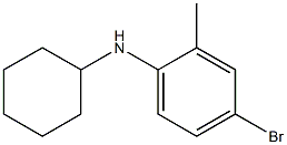 4-bromo-N-cyclohexyl-2-methylaniline|