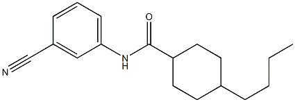 4-butyl-N-(3-cyanophenyl)cyclohexane-1-carboxamide