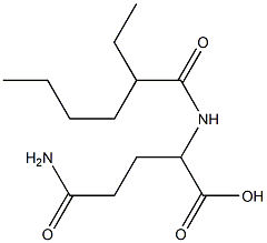4-carbamoyl-2-(2-ethylhexanamido)butanoic acid|