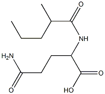 4-carbamoyl-2-(2-methylpentanamido)butanoic acid,,结构式