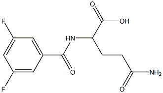  4-carbamoyl-2-[(3,5-difluorophenyl)formamido]butanoic acid