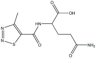 4-carbamoyl-2-[(4-methyl-1,2,3-thiadiazol-5-yl)formamido]butanoic acid