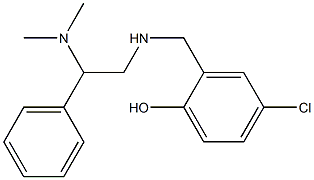  4-chloro-2-({[2-(dimethylamino)-2-phenylethyl]amino}methyl)phenol