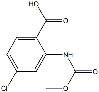  4-chloro-2-[(methoxycarbonyl)amino]benzoic acid