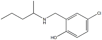 4-chloro-2-[(pentan-2-ylamino)methyl]phenol