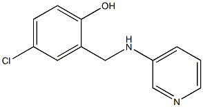 4-chloro-2-[(pyridin-3-ylamino)methyl]phenol,,结构式