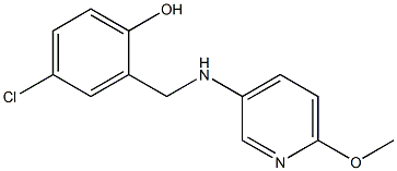 4-chloro-2-{[(6-methoxypyridin-3-yl)amino]methyl}phenol