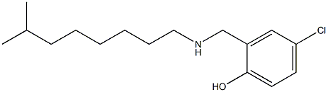 4-chloro-2-{[(7-methyloctyl)amino]methyl}phenol