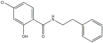 4-chloro-2-hydroxy-N-(2-phenylethyl)benzamide Structure