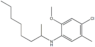 4-chloro-2-methoxy-5-methyl-N-(octan-2-yl)aniline