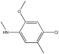 4-chloro-2-methoxy-N,5-dimethylaniline,,结构式
