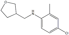 4-chloro-2-methyl-N-(oxolan-3-ylmethyl)aniline