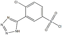 4-chloro-3-(1H-tetrazol-5-yl)benzenesulfonyl chloride