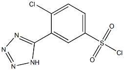  4-chloro-3-(1H-tetrazol-5-yl)benzenesulfonyl chloride