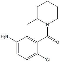 4-chloro-3-[(2-methylpiperidin-1-yl)carbonyl]aniline 化学構造式