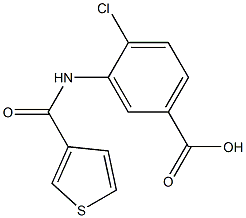 4-chloro-3-[(thien-3-ylcarbonyl)amino]benzoic acid