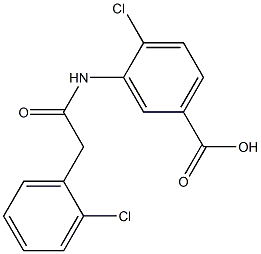 4-chloro-3-[2-(2-chlorophenyl)acetamido]benzoic acid